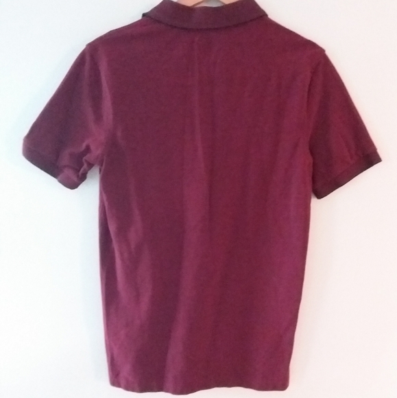 🛍 Mens red polo shirt - Picture 3 of 3